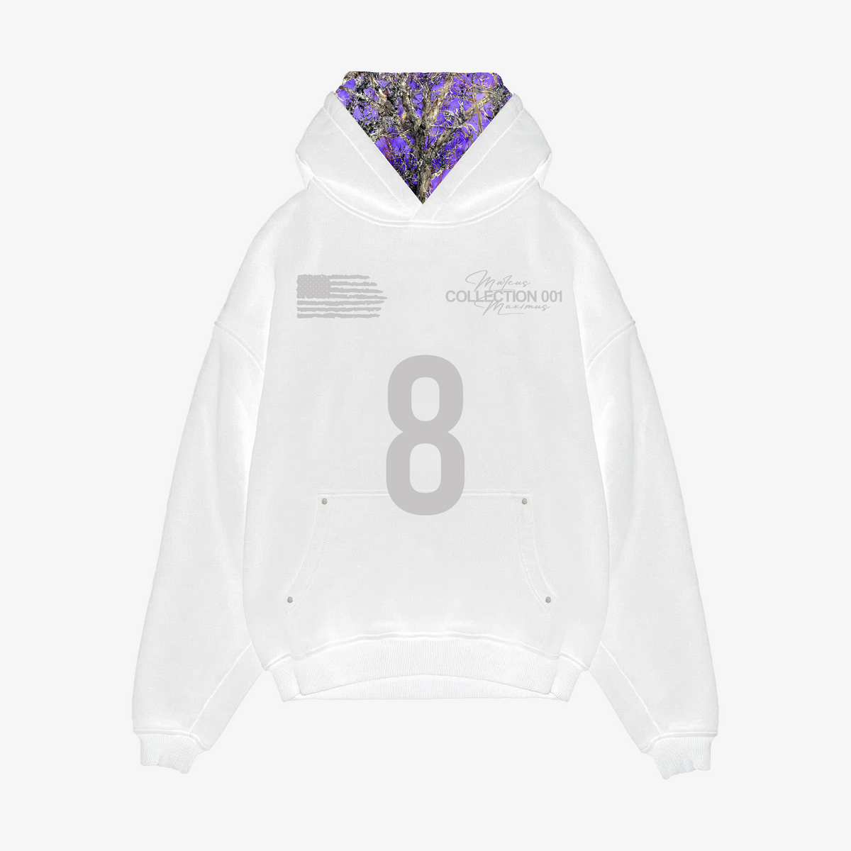 001 HOODIE WHITE