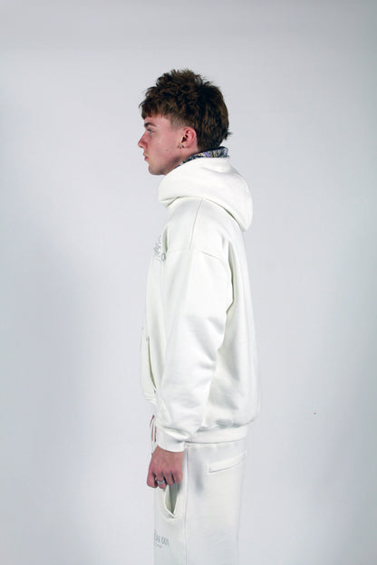 001 HOODIE WHITE