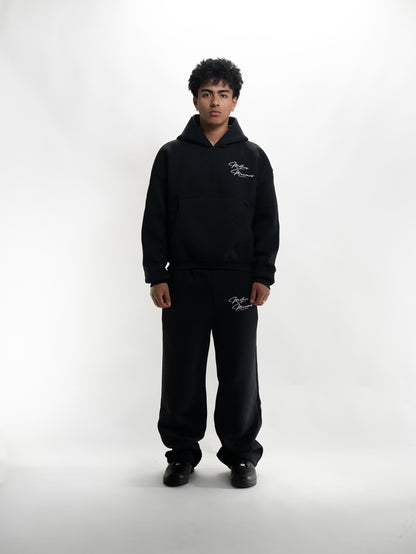 BLACK BUBBLE HOODIE