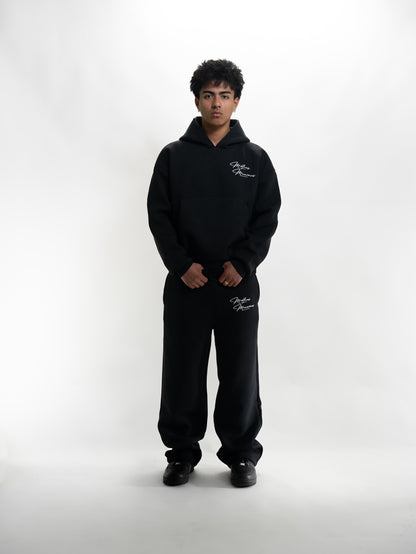 BLACK BUBBLE HOODIE
