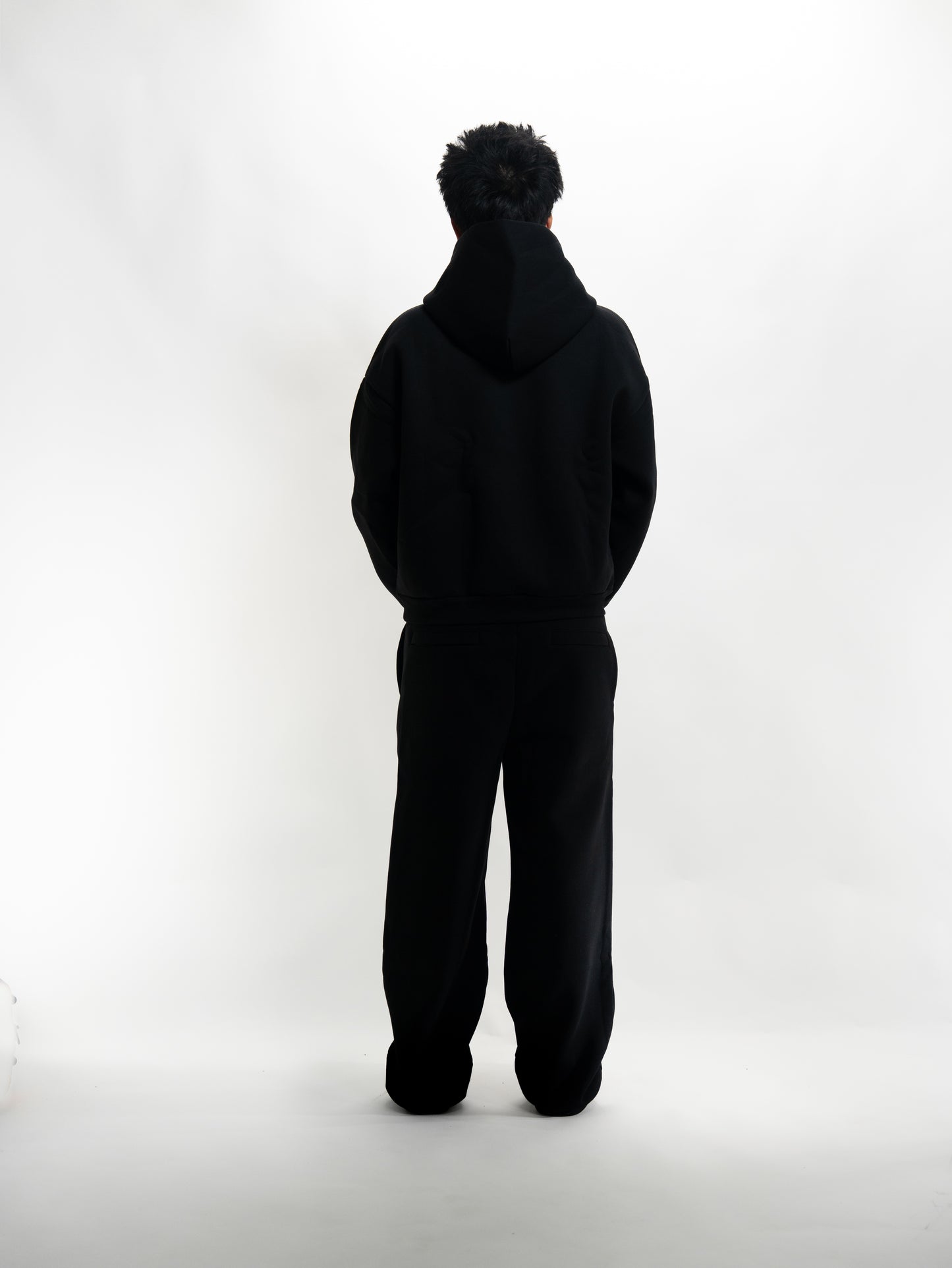 BLACK BUBBLE HOODIE