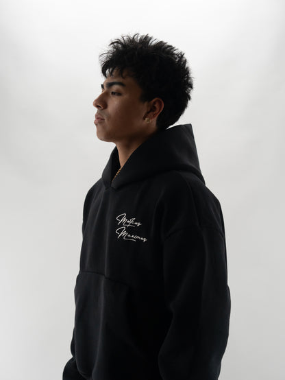 BLACK BUBBLE HOODIE