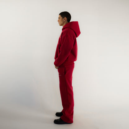 RED BUBBLE HOODIE