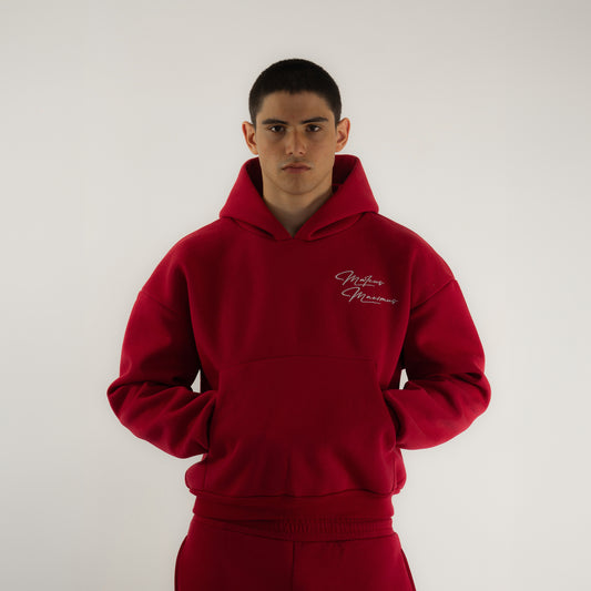 RED BUBBLE HOODIE