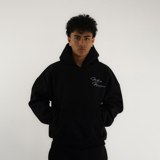 BLACK BUBBLE HOODIE