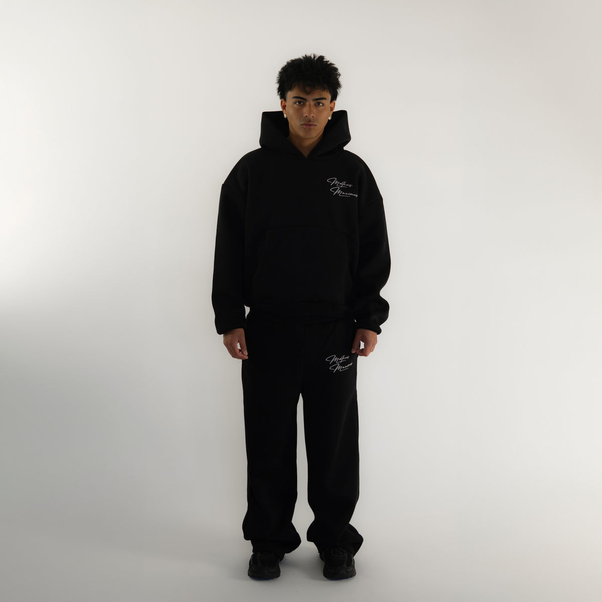 BLACK BUBBLE HOODIE