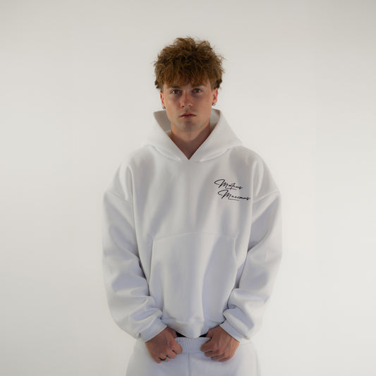 WHITE BUBBLE HOODIE