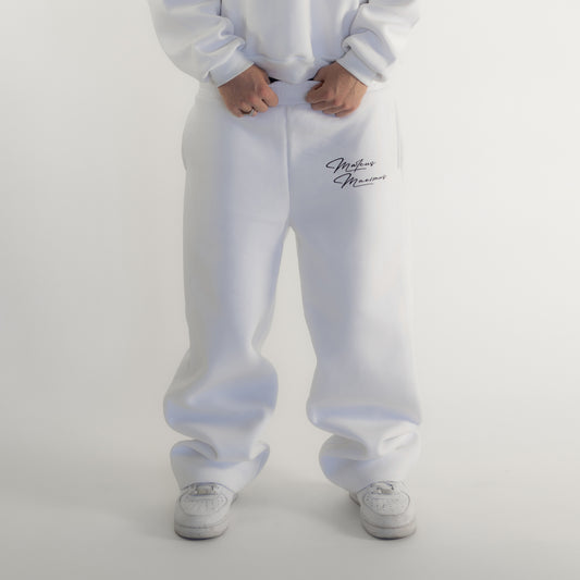 WHITE BUBBLE SWEATS